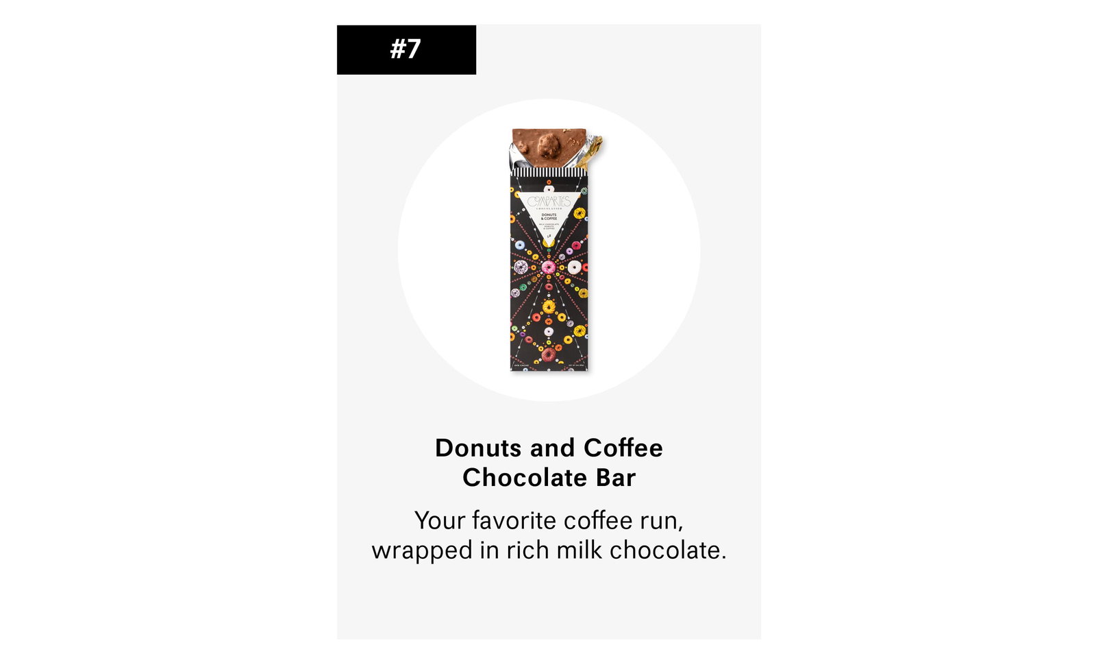 Donuts and Coffee Chocolate Bar