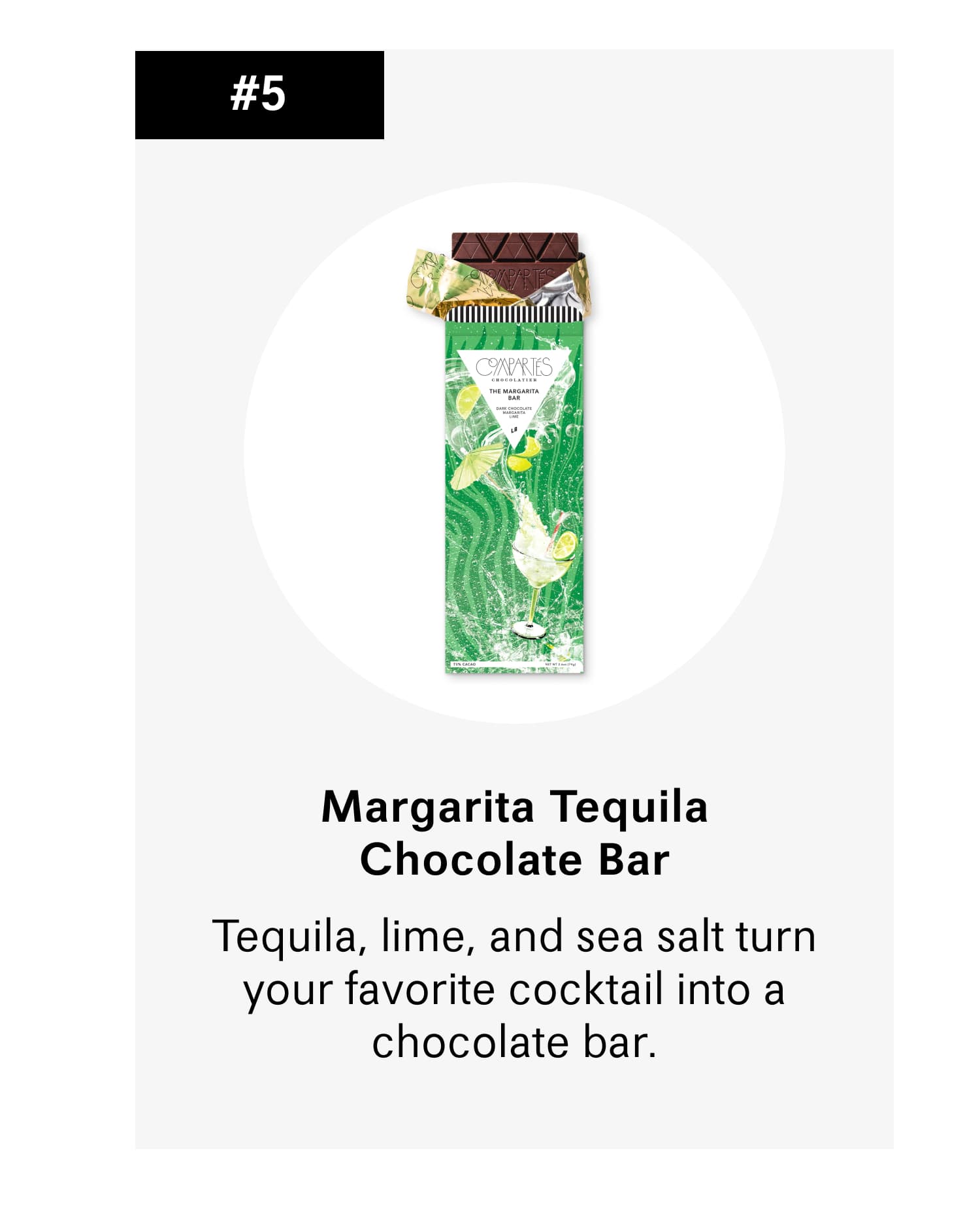Margarita Tequila Chocolate Bar