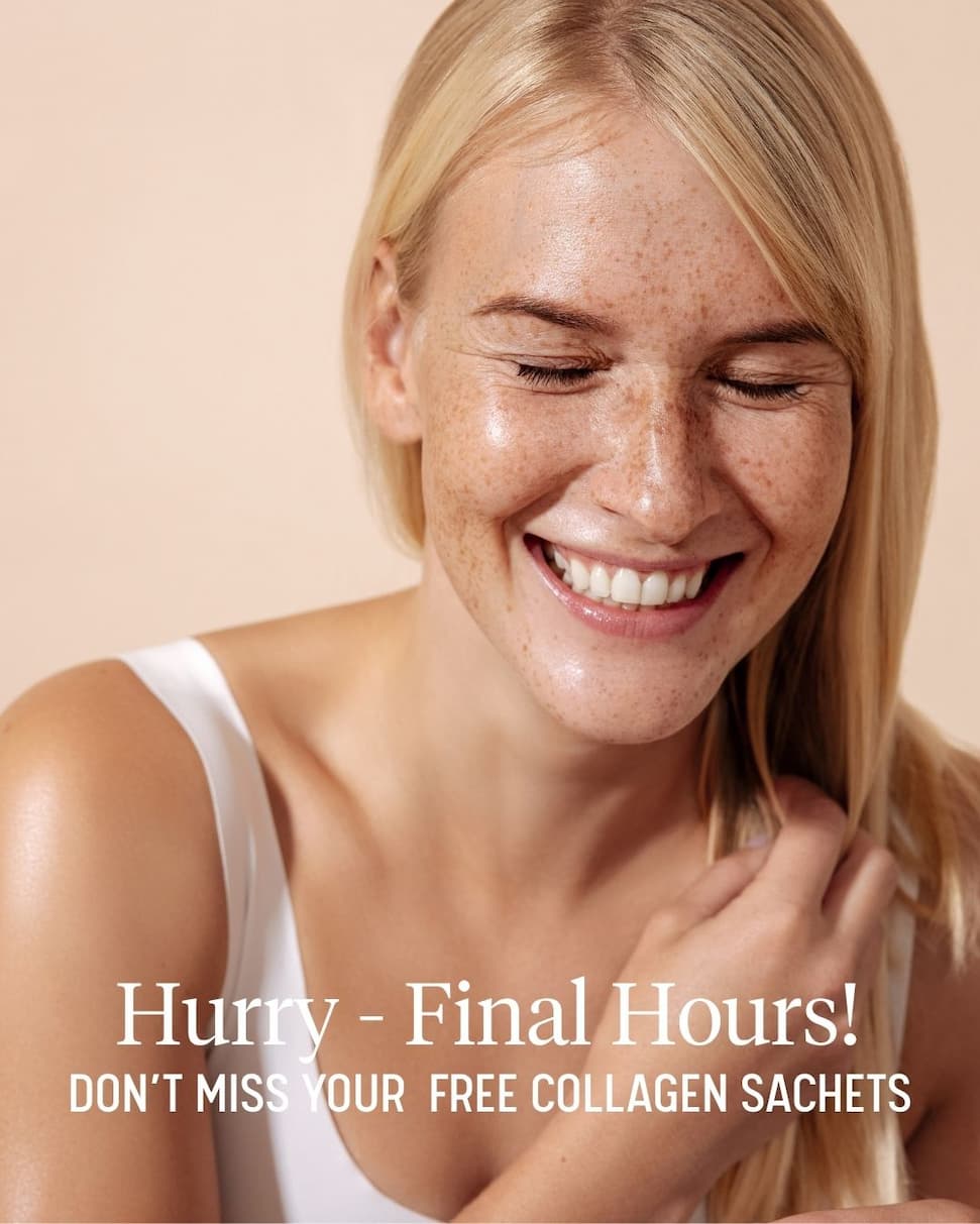 Final hours for free collagen sachets