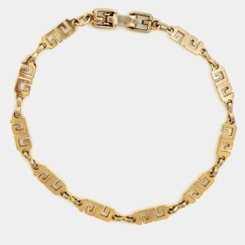 G Gold Tone Chain Bracelet