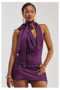 GIGI MINI DRESS IN PURPLE