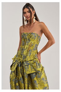 CRAZY FOR YOU BROCADE CORSET