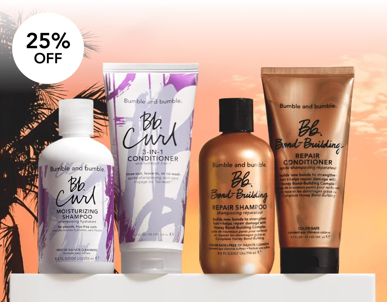 25% Off Bond Building & Curl.
