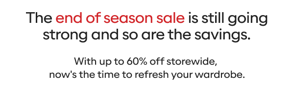 end of season sale