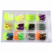 Bass Pro Shops 73-Piece Tri-Color Crappie Grub Kit