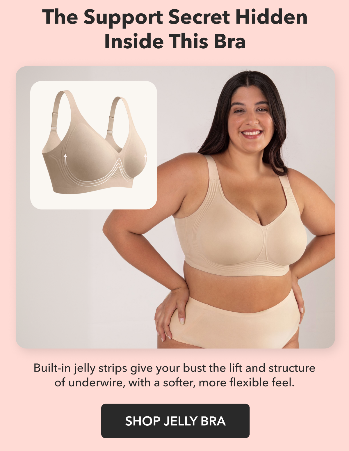 Shapermint Essentials Everyday Wireless Jelly Bra