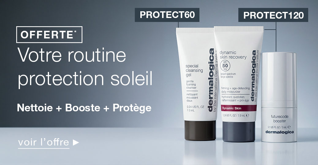 votre routine protection soleil offerte - code PROTECT60 ou PROTECT120