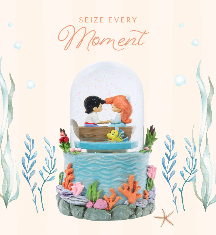 Seize Every Moment Disney The Little Mermaid Snow Globe