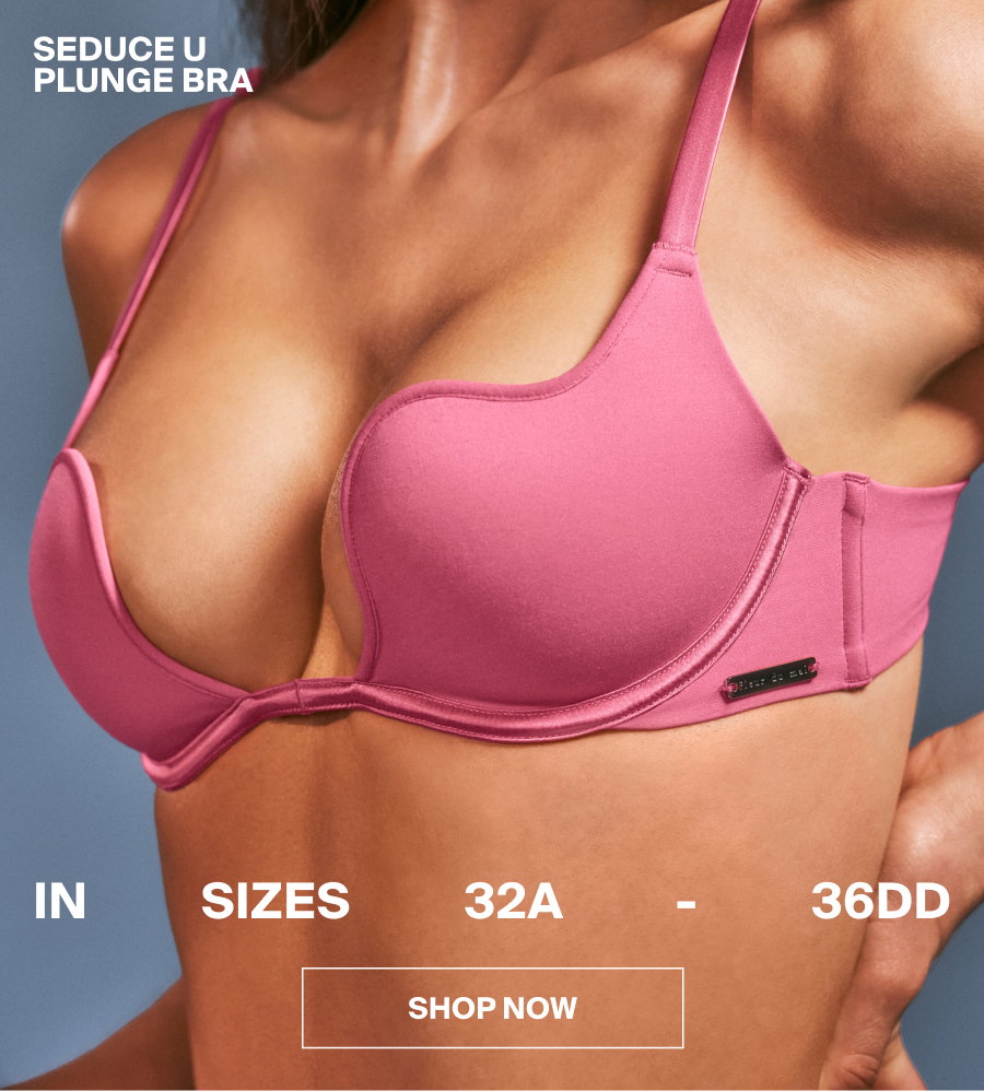 Seduce U Plunge Bra In Pink Cadillac