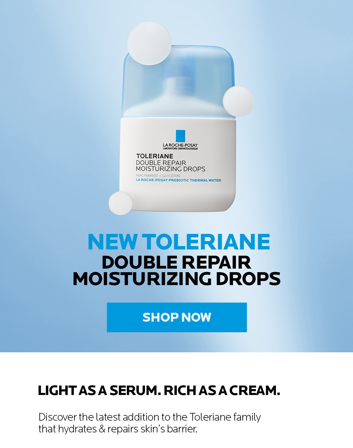 Discover New Toleriane Double Repair Moisturizing Drops