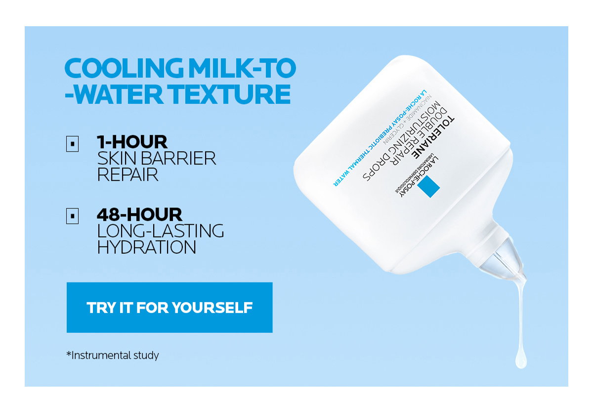 Enjoy its cooling milk to water texture