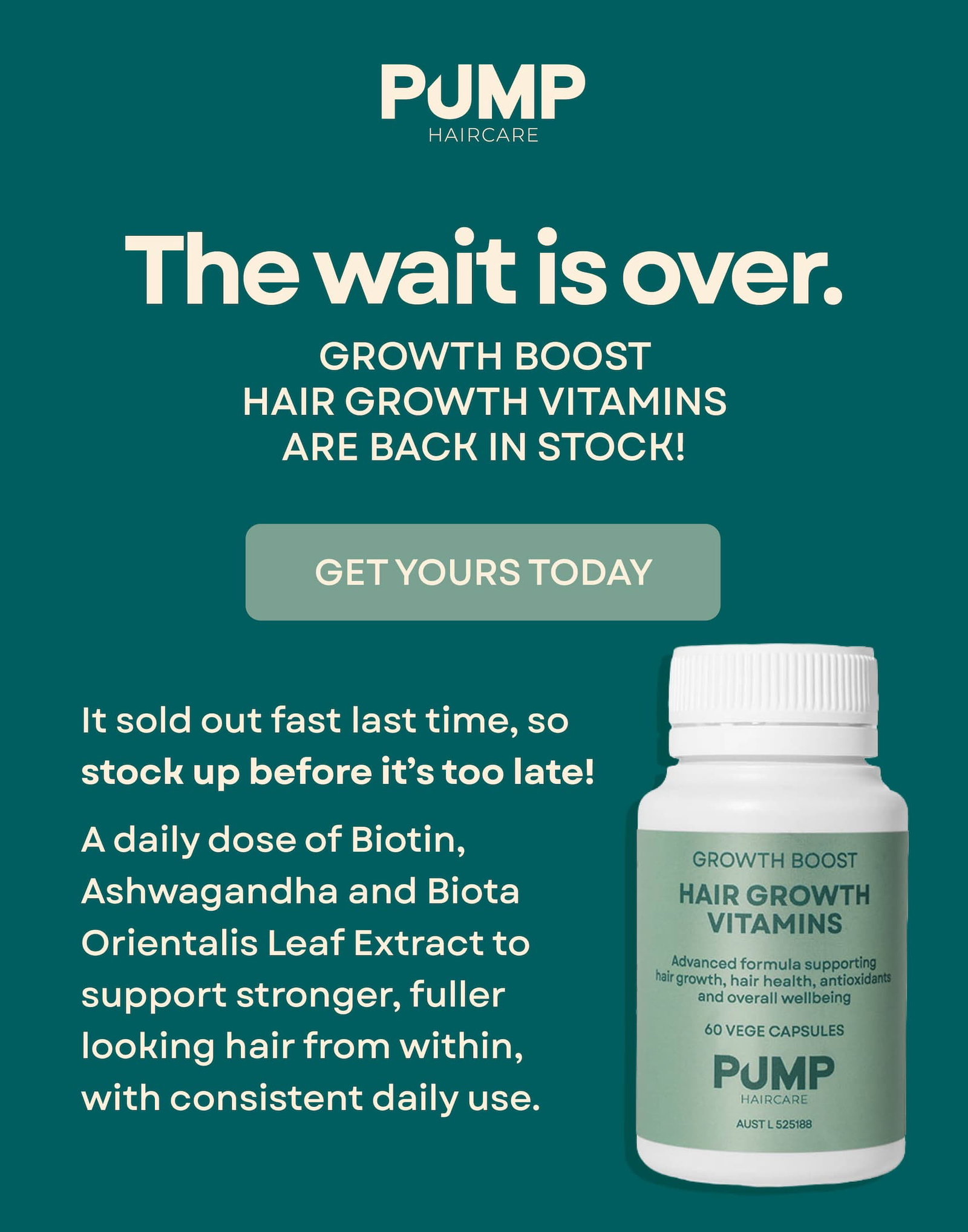 Vitamins are back