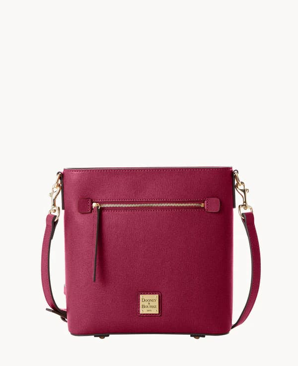 Saffiano Zip Crossbody