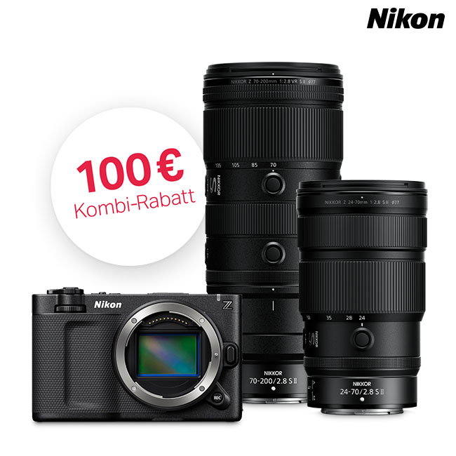Nikon ZR Kombi-Aktion: 100 € Kombi-Rabatt