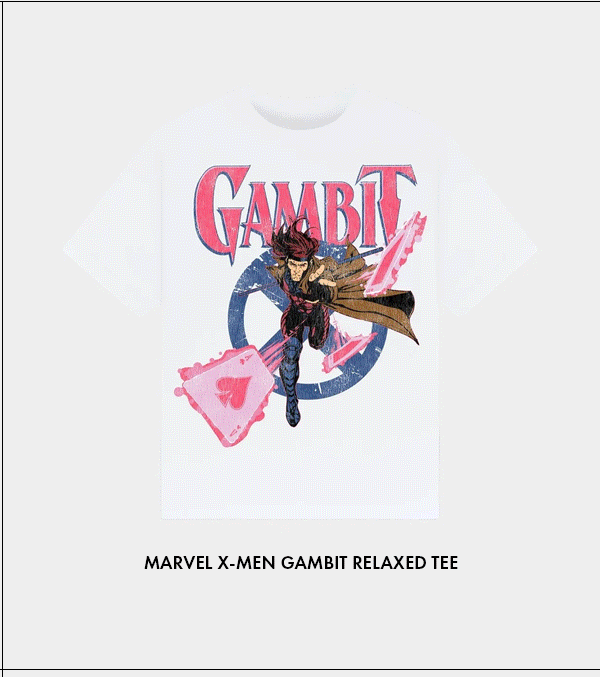 Marvel X-Men Gambit Relaxed Tee