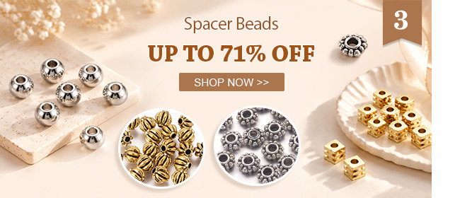 Spacer Beads Up to 71% OFF