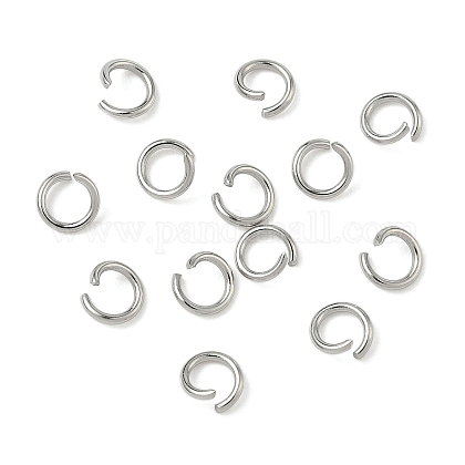 304 Stainless Steel Open Jump Rings, Round, Sta...