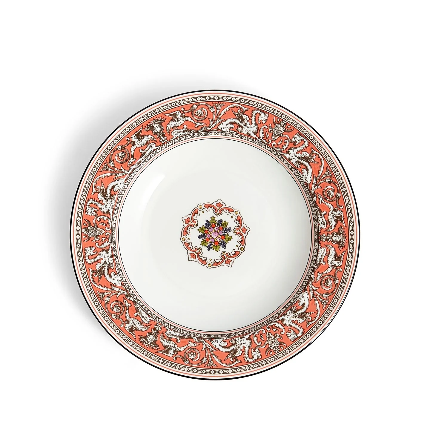 Florentine Salmon Rim Soup Bowl