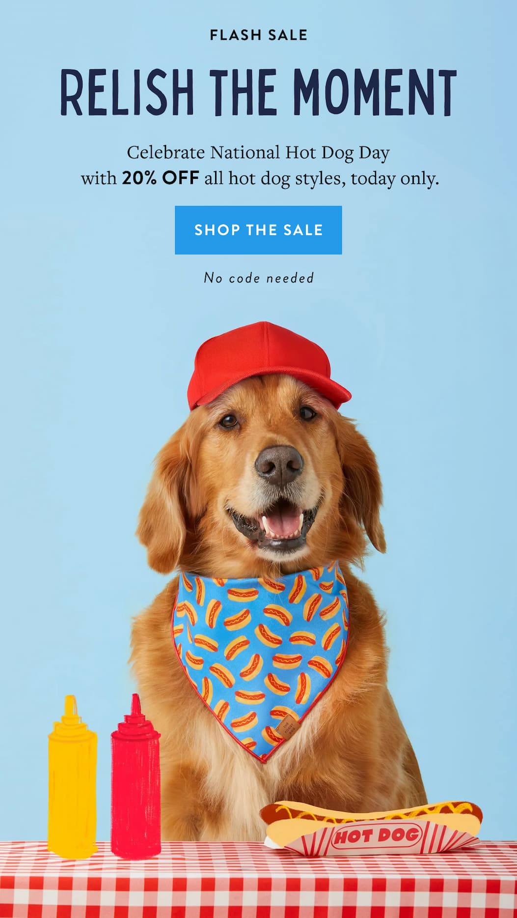 Shop Hot Dog Day Sale