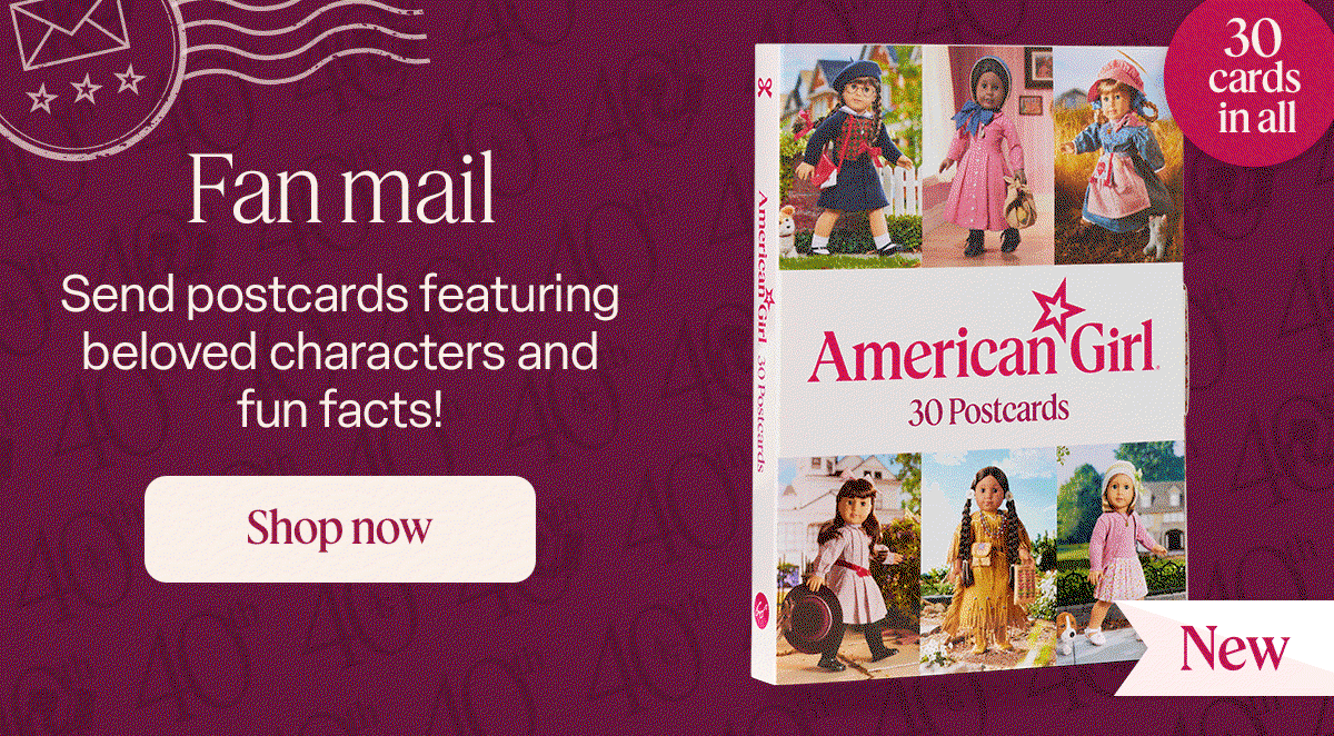 Fan mail. Send postcards featuring beloved characters and fun facts! Shop now.