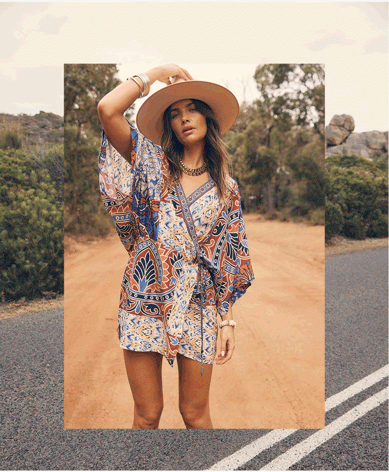Tali Mini Wrap dress