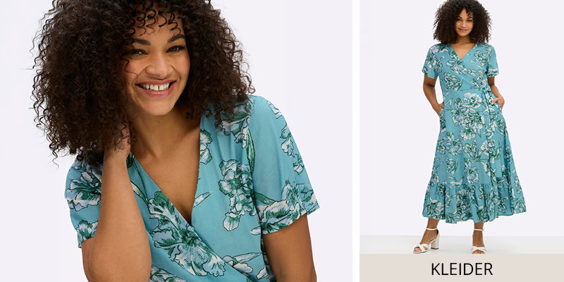 Werbebanner mit Smartphonescreen mit Model in Sommerkleid und Text: Appsolute Summer, nur in der App 25% + Gratis Versand plus Appstore und Google play Logos