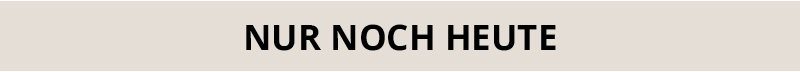 Werbebanner mit Text: Nur noch heute