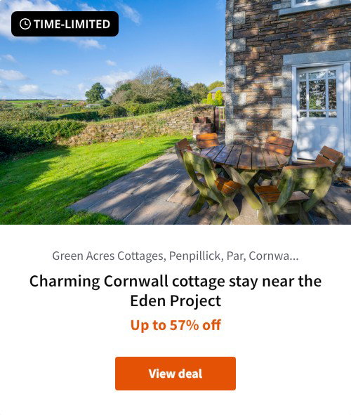 Charming Cornwall cottage stay near the Eden Project