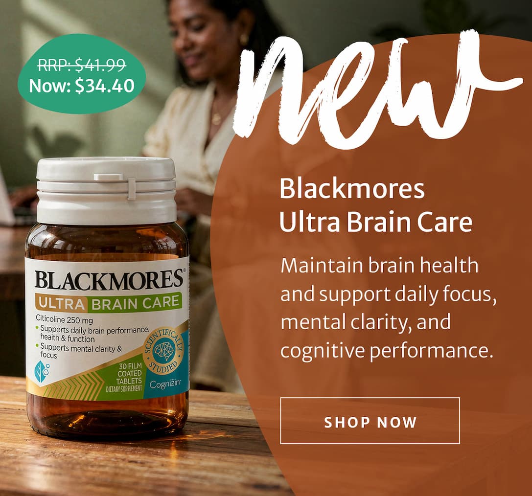 Shop new Blackmores Ultra Brain Care