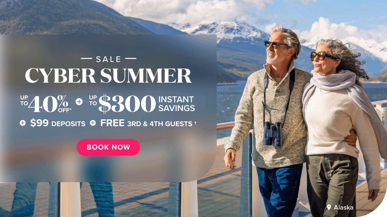 Cyber Summer Sale. Book now.
