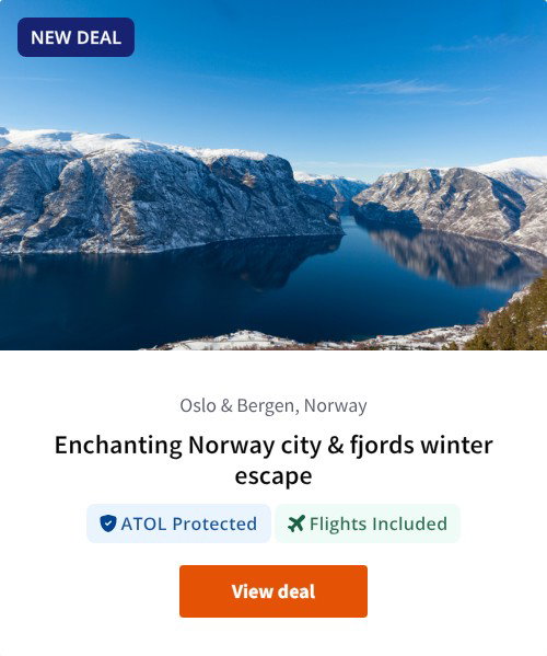 Enchanting Norway city &amp; fjords winter escape