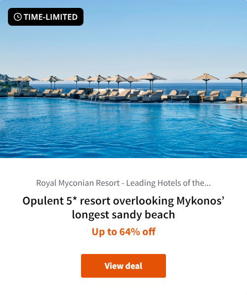 Opulent 5* resort overlooking Mykonos%27 longest sandy beach