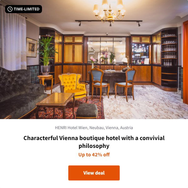 Characterful Vienna boutique hotel with a convivial philosophy