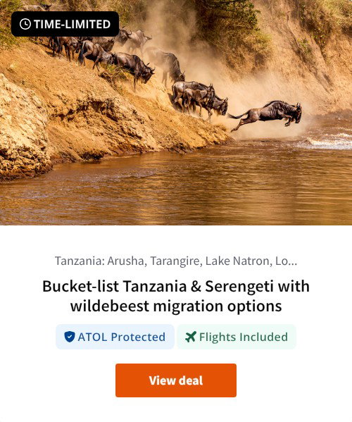 Bucket-list Tanzania &amp; Serengeti with wildebeest migration options