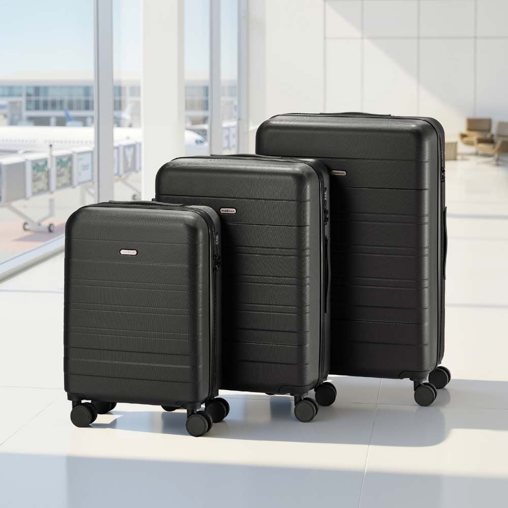 Black luggage set