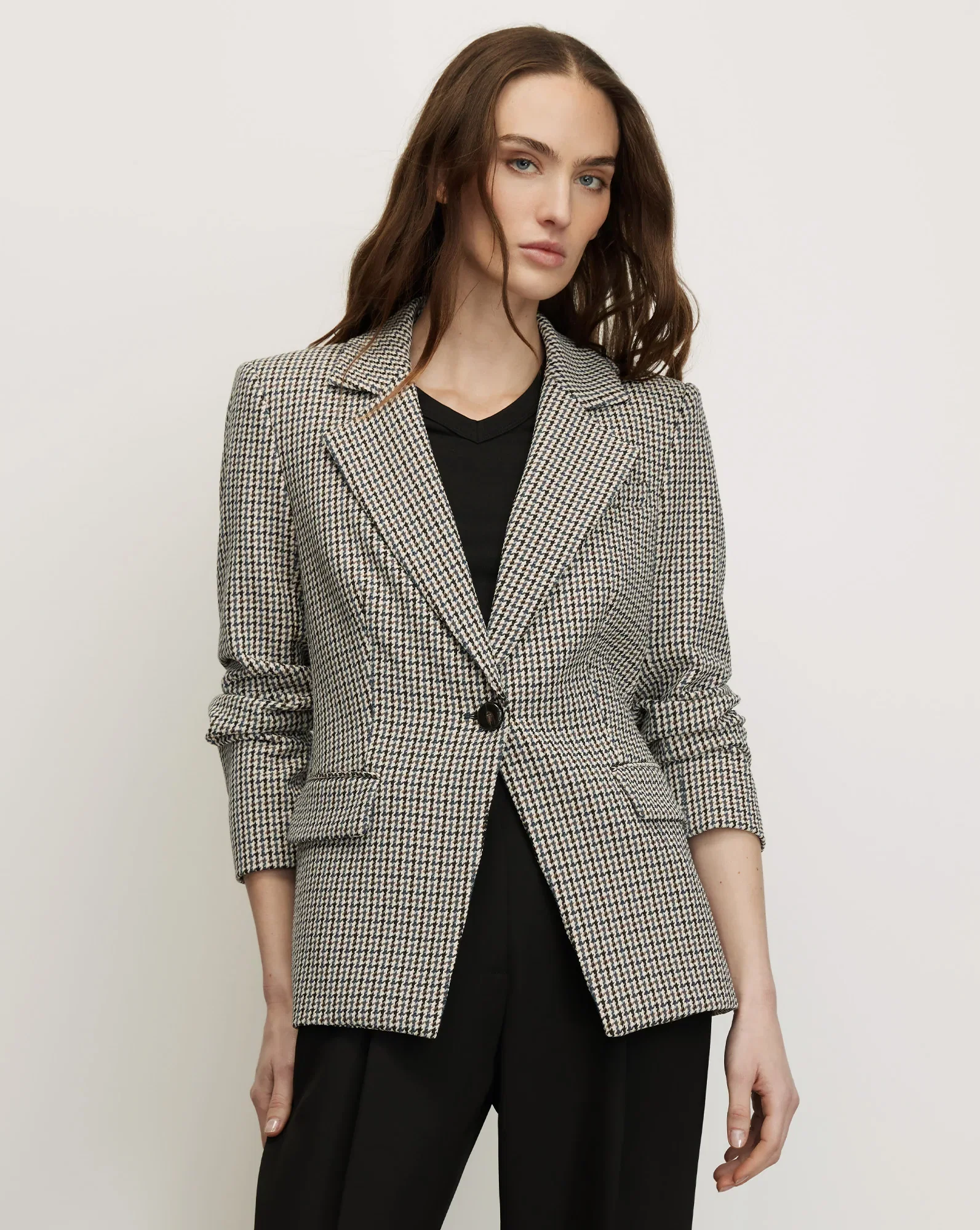 Image of Healy Houndstooth Dickey Jacket