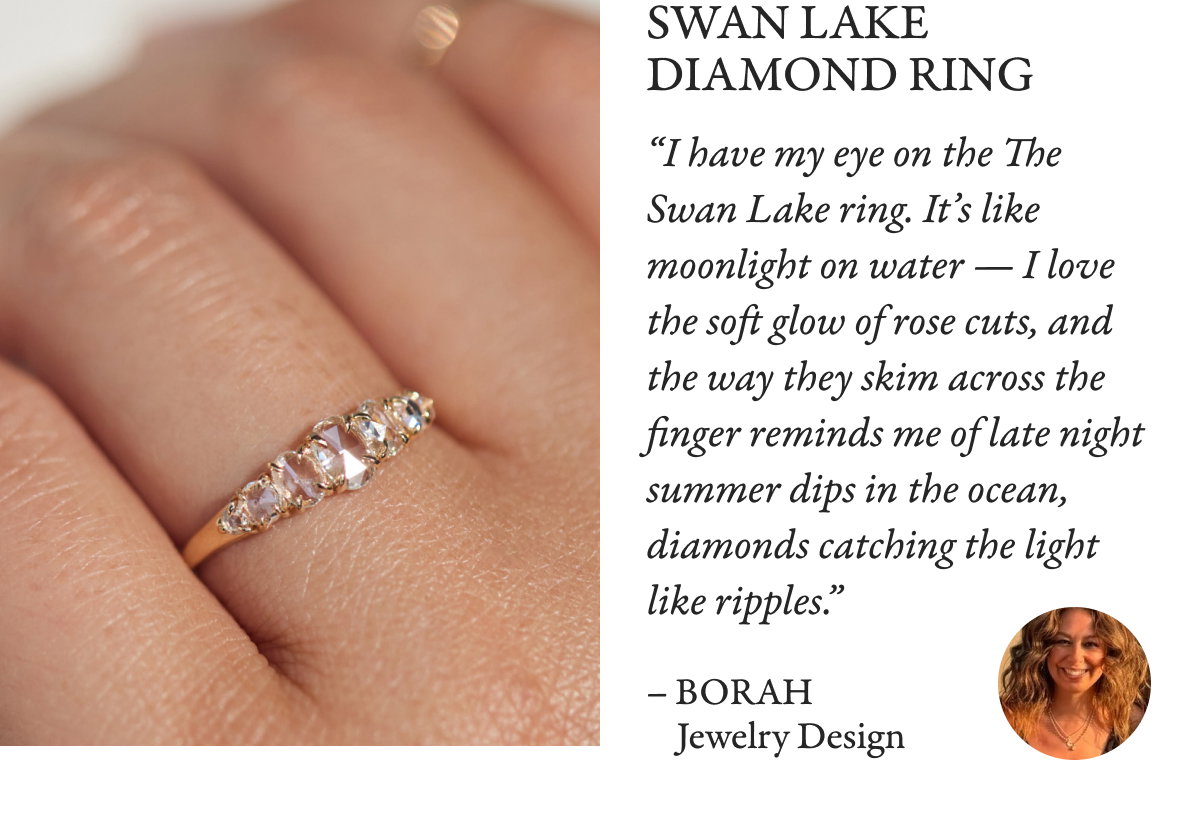 Swan Lake Diamond Ring - Shop Now