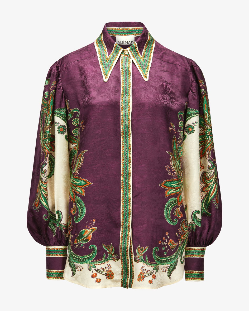 Ruthie Bluse aus Seiden-Mix