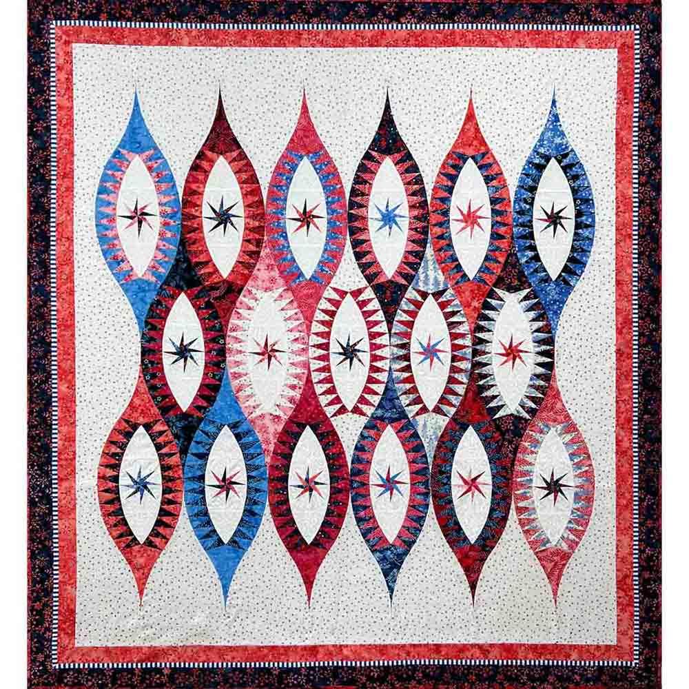 Image of Winter Whisper - Jacqueline de Jonge Batiks - Quilt Kit