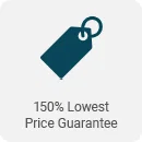 150% Lowest Price Guarantee