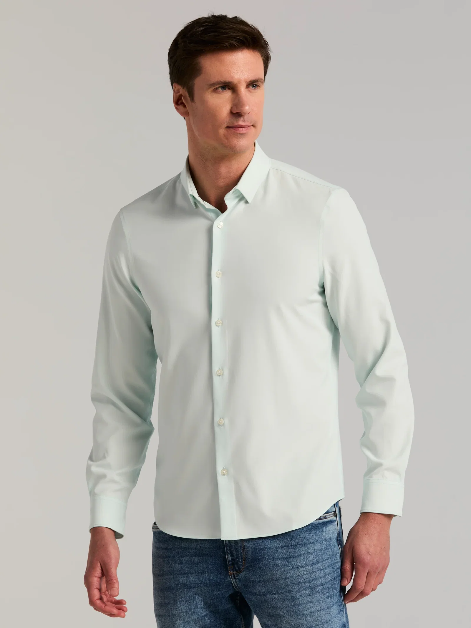 Untucked Slim Fit Total Stretch Shirt