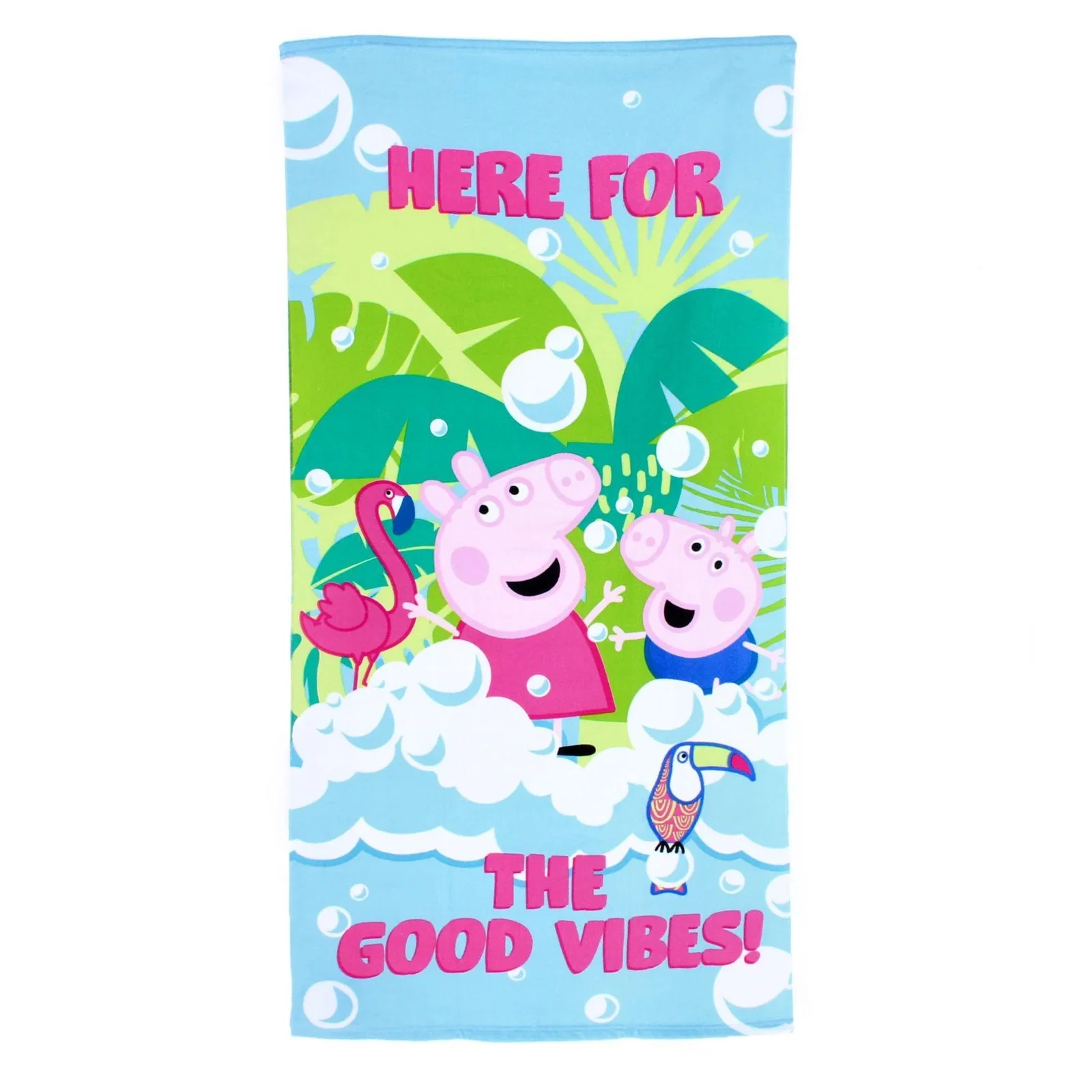 Image of Textiel Trade Girl's Peppa Pig and George Beach Towel