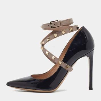 Rockstud Size 38.5 Black/Pink 