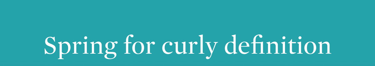 Spring for curly definition