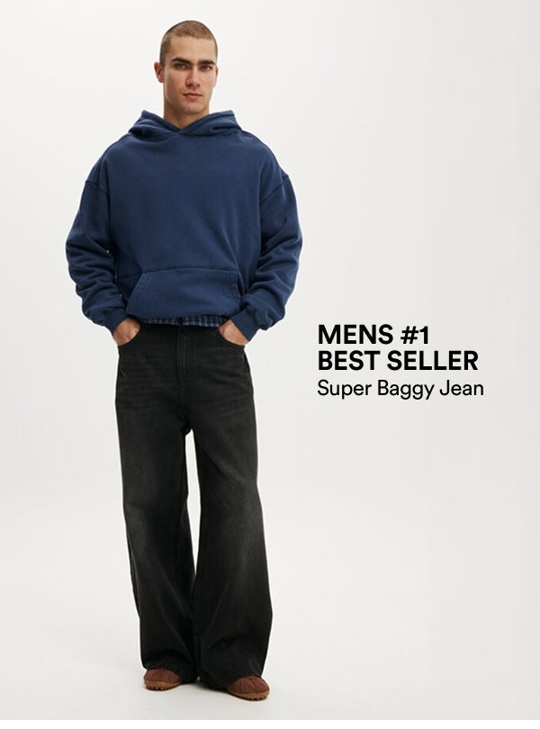 Mens #1 Best Seller Super Baggy Jean