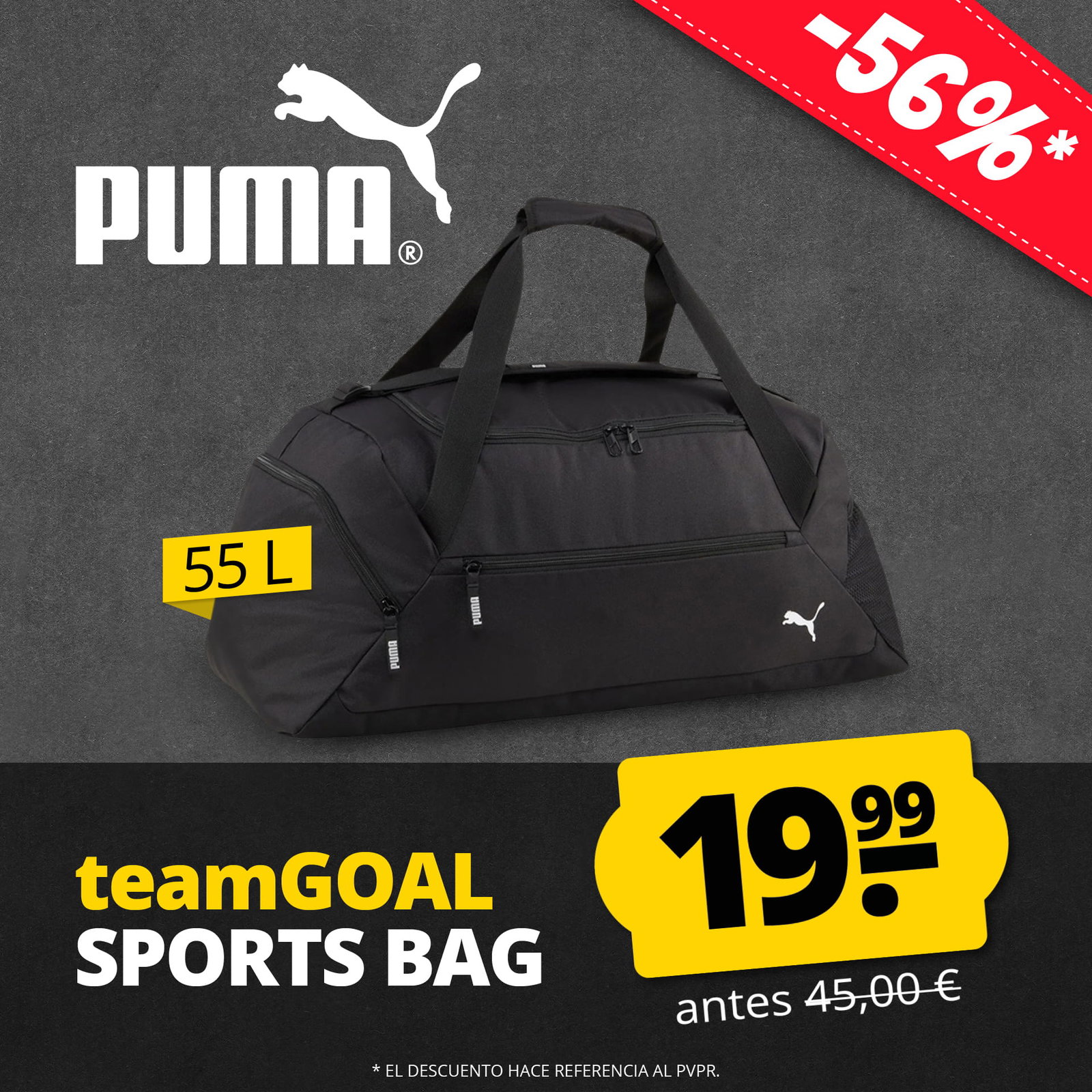 PUMA teamgoal sports bag