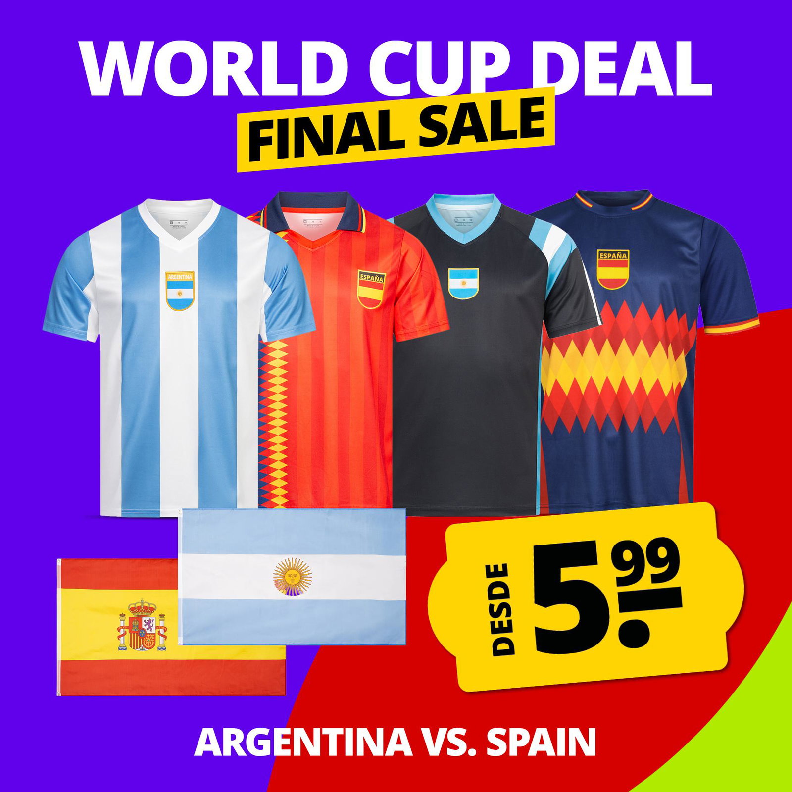 argentinian vs spainien final sale