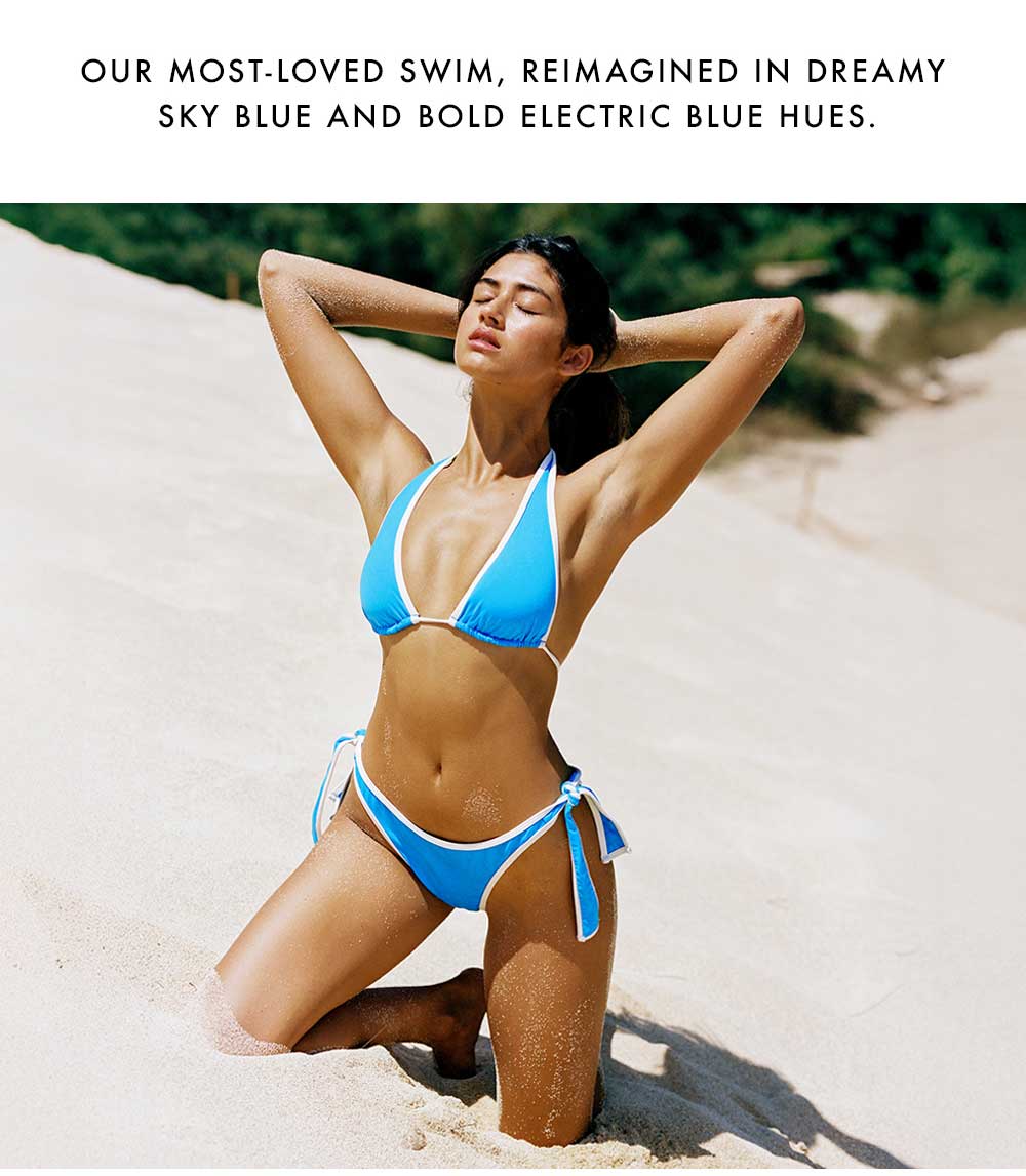 New blue swim styles - shop now
