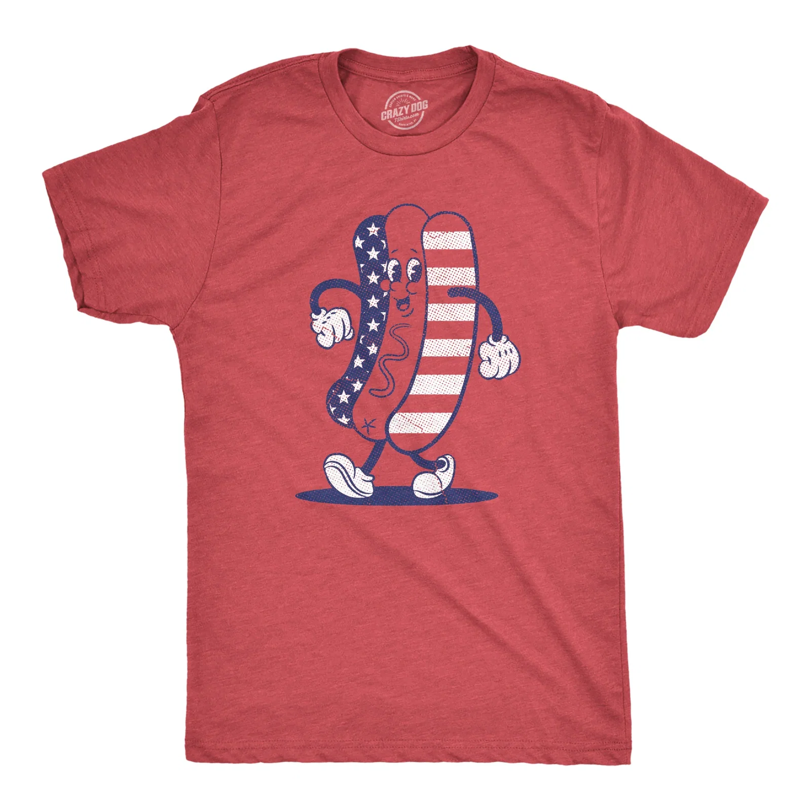 Image of Fourth Of July Hotdog Men's T Shirt