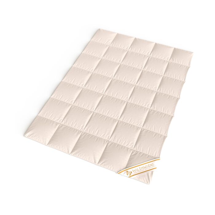Sommerduvet mit Wildseiden-Füllung , beige